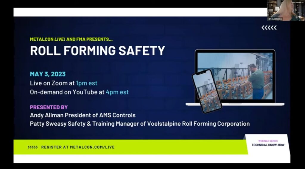 Roll Forming Safety LIVE
