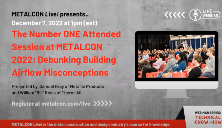 Metalcon live debunking building airflow